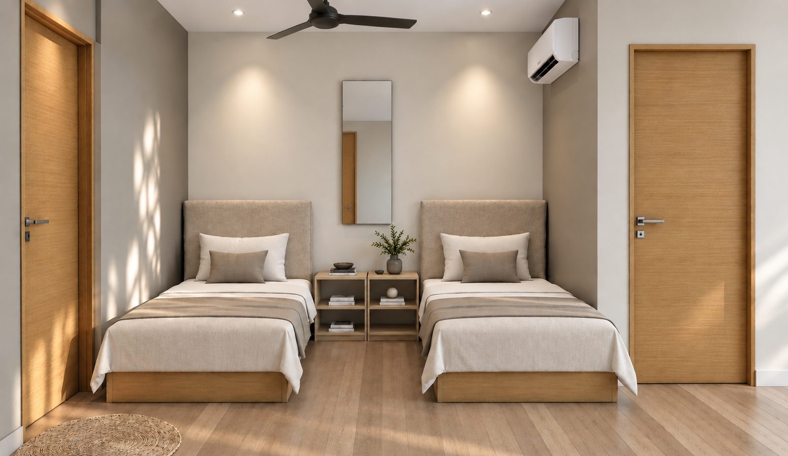 2 sharing room with private balcony at GT Stays ladies PG, Perungudi OMR